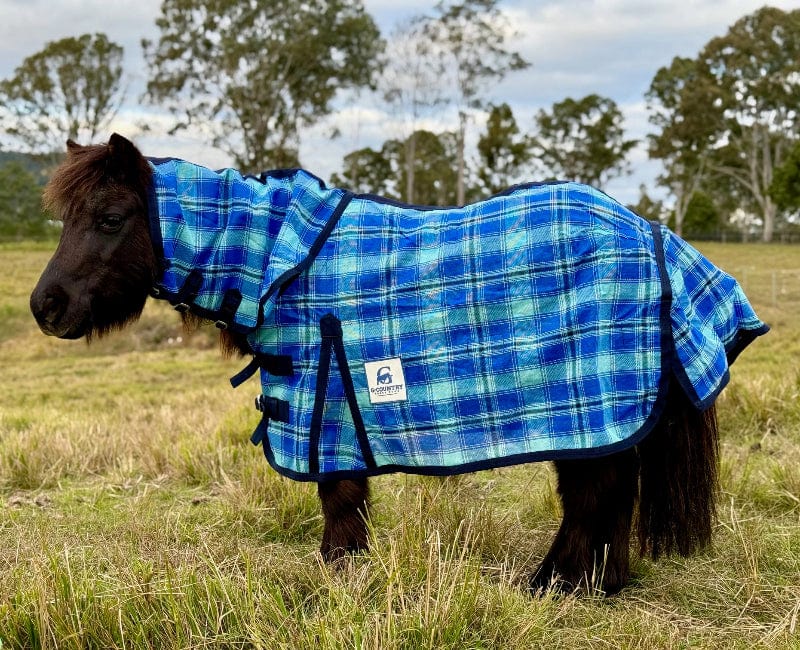 G-Country Summer Horse Rugs 3ft0 G-Country PVC Mesh Mini Combo Blue