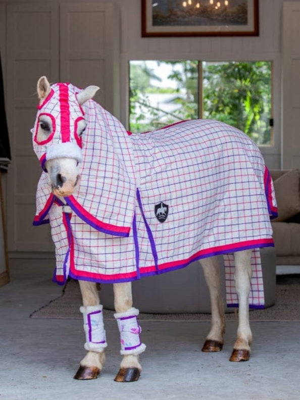 Gala Equine Summer Horse Rugs Gala Equine Hooded Combo Ripstop Medium Weight
