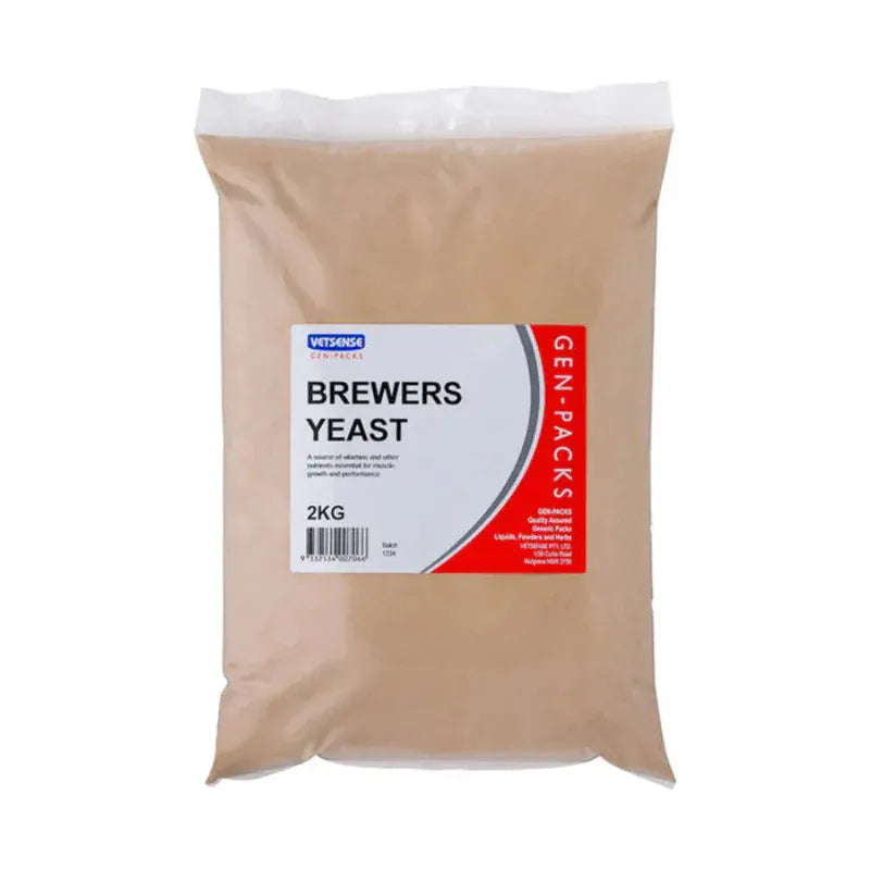 Gen Packs Vet - Feed 2kg Gen Packs Brewers Yeast