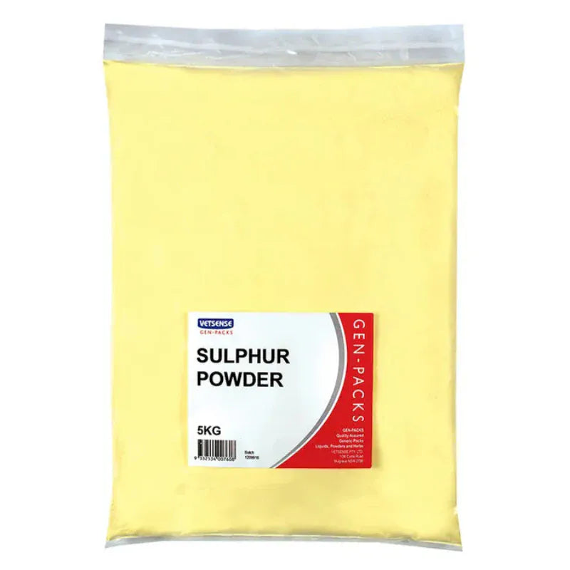 Gen Packs Vet - Feed 5KG Gen-Packs Sulphur Yellow