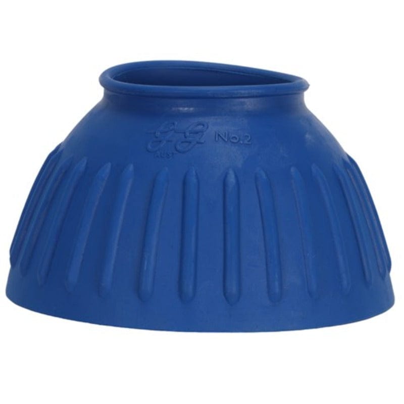 GG Horse Boots & Bandages M / Blue GG Ribbed Bell Boots