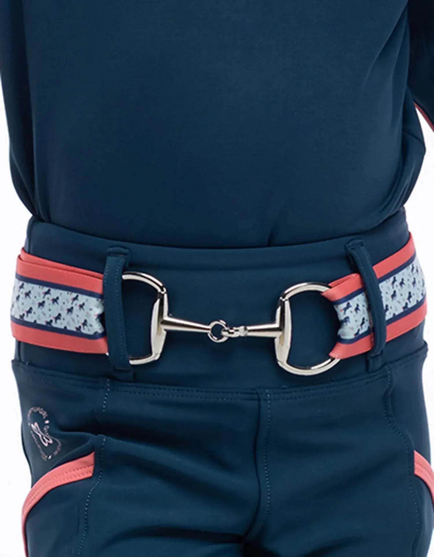 Giddy Up Girl Kids Belts Horse Print Giddy Up Girl Belt Rosalind Snaffle Bit