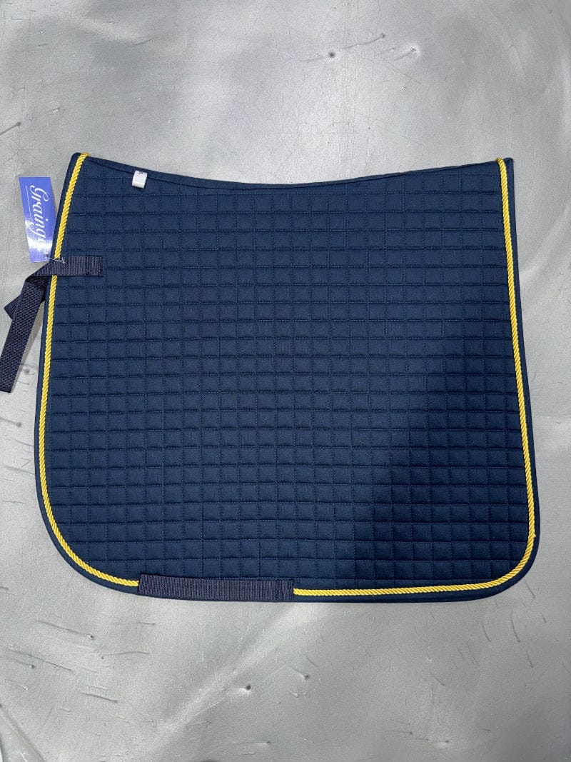 Grainge Saddle Pads English Full / Navy/Gold Grainge Deluxe Dressage Saddle Pad