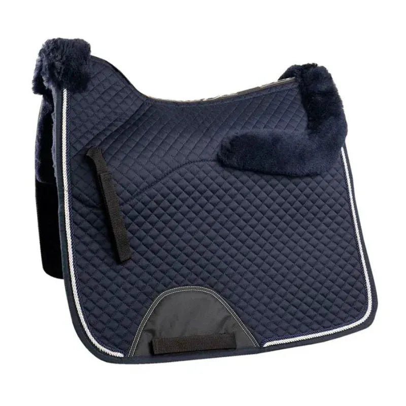 Grainge Saddle Pads English Full / Navy/Navy Grainge Sheepskin Dressage Saddlecloth
