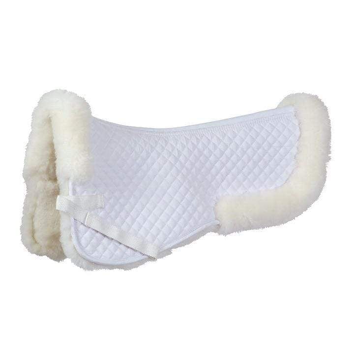 Grainge Saddle Pads English XS / White Grainge Fleece Balance Pad with shims (GRGFBRBR)