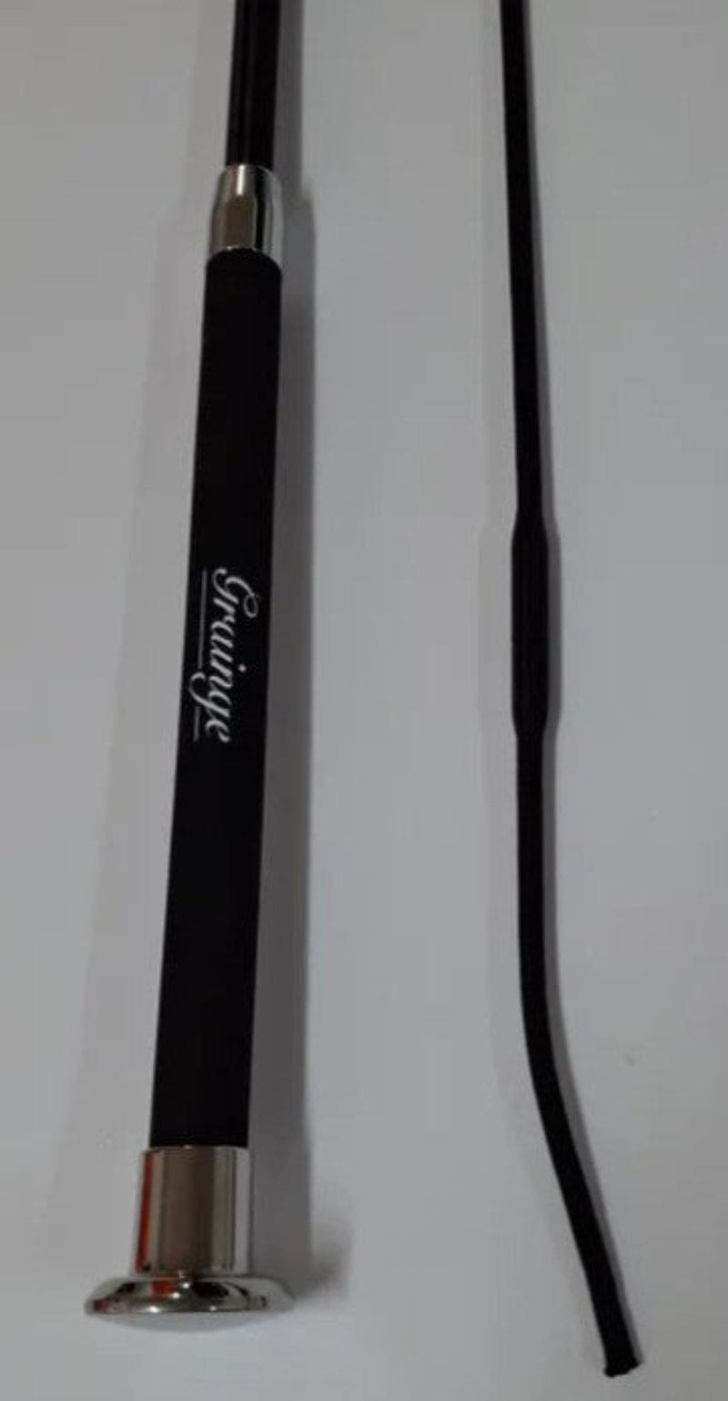 Grainge Whips 110cm / Black/Gunmetal Grainge Dressage Whip (LOCAL PICK UP ONLY)