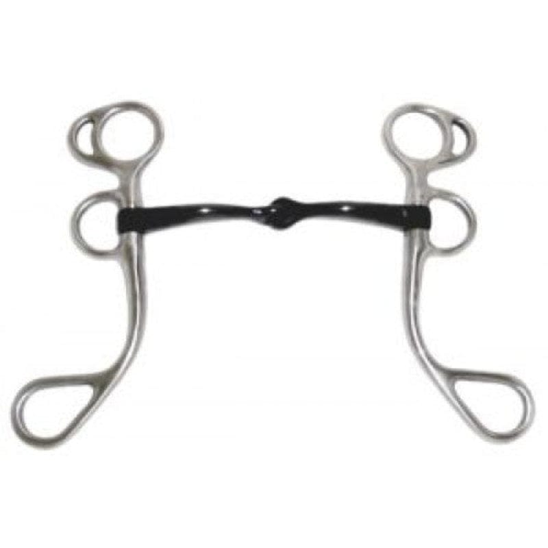 Gympie Saddleworld & Country Clothing Bits Cob/12.5cm Argentine Snaffle with Sweet Iron
