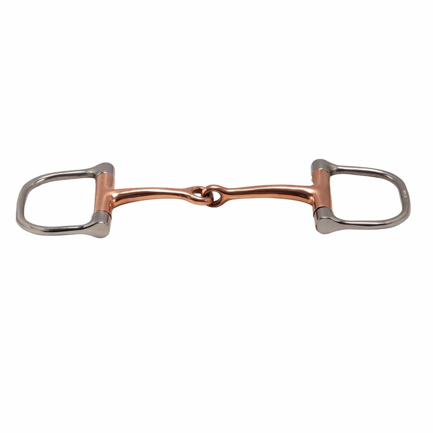 Gympie Saddleworld & Country Clothing Bits Cob/12.5cm Race Dee Bit with Thin Copper Mouth