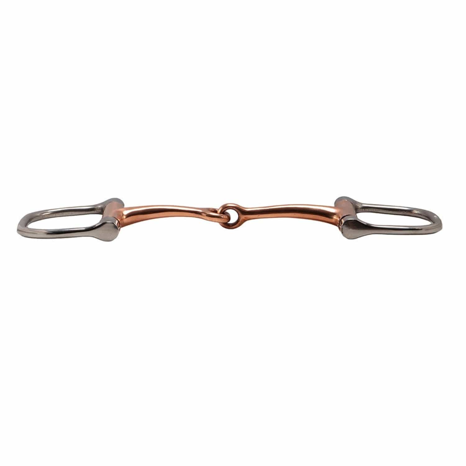 Gympie Saddleworld & Country Clothing Bits Cob/12.5cm Race Dee Bit with Thin Copper Mouth