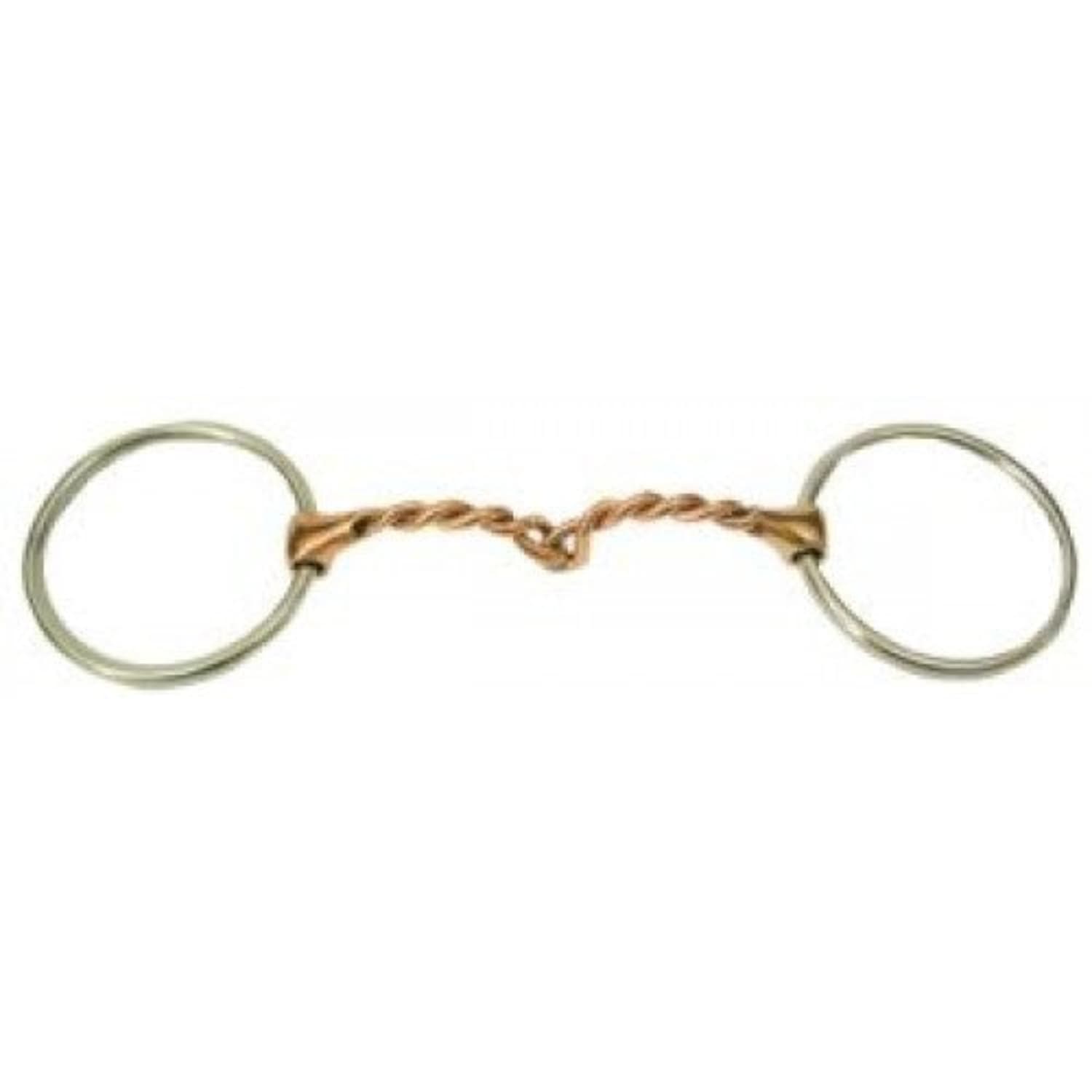 Gympie Saddleworld & Country Clothing Bits Cob/12.5cm Ring Copper Mouth Snaffle Twisted