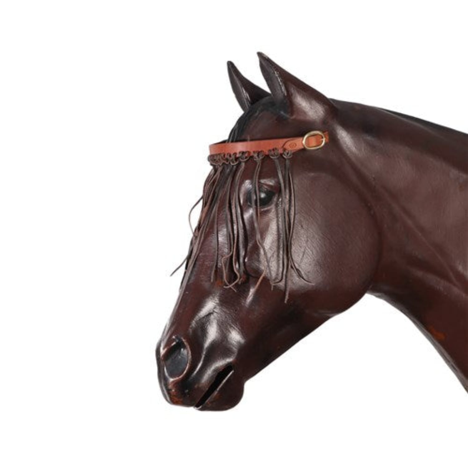 Gympie Saddleworld & Country Clothing Bridle Accessories Leather Browband Flyveil