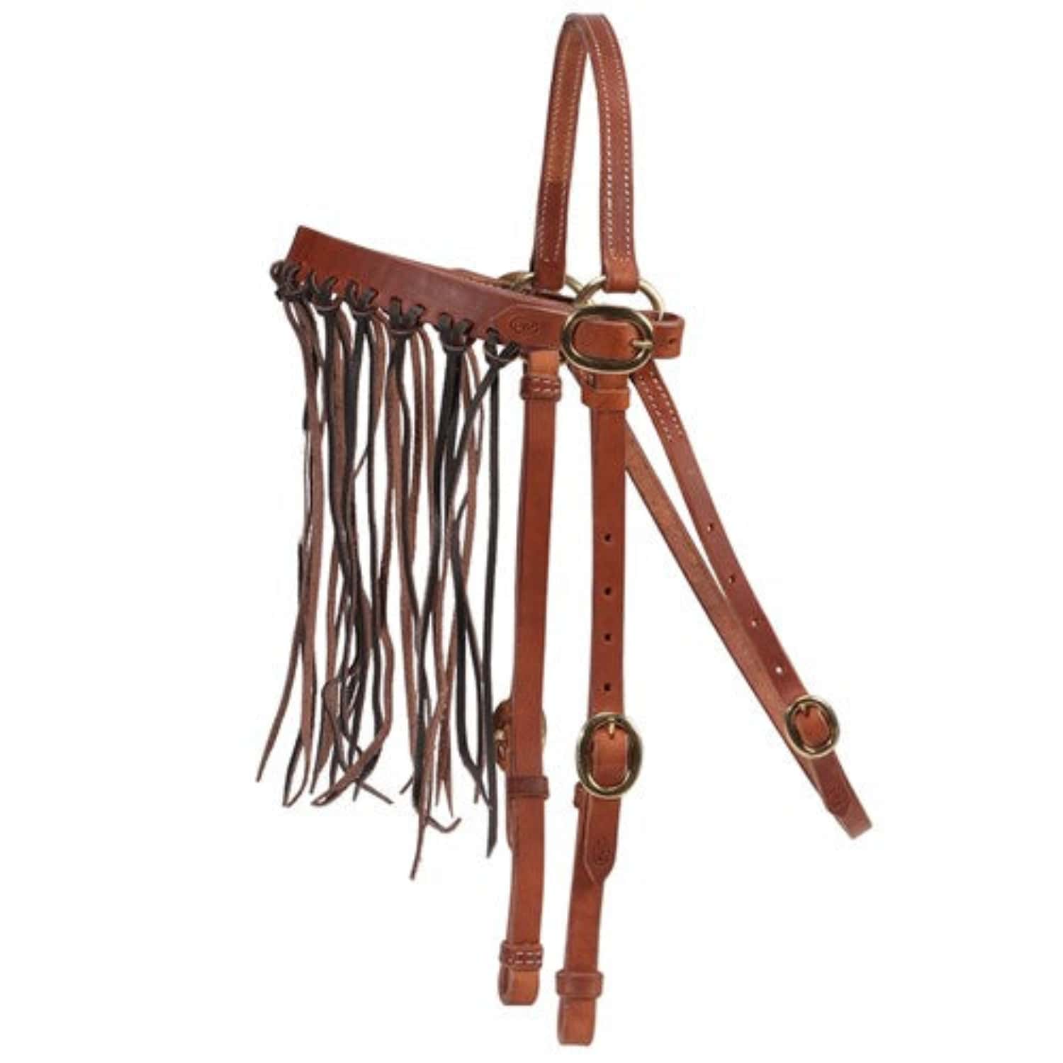 Gympie Saddleworld & Country Clothing Bridle Accessories Leather Browband Flyveil