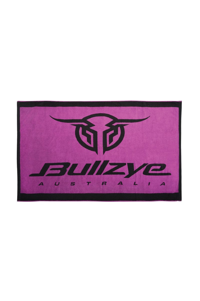 Gympie Saddleworld & Country Clothing Gifts & Homewares Violet Bullzye Logo Towel