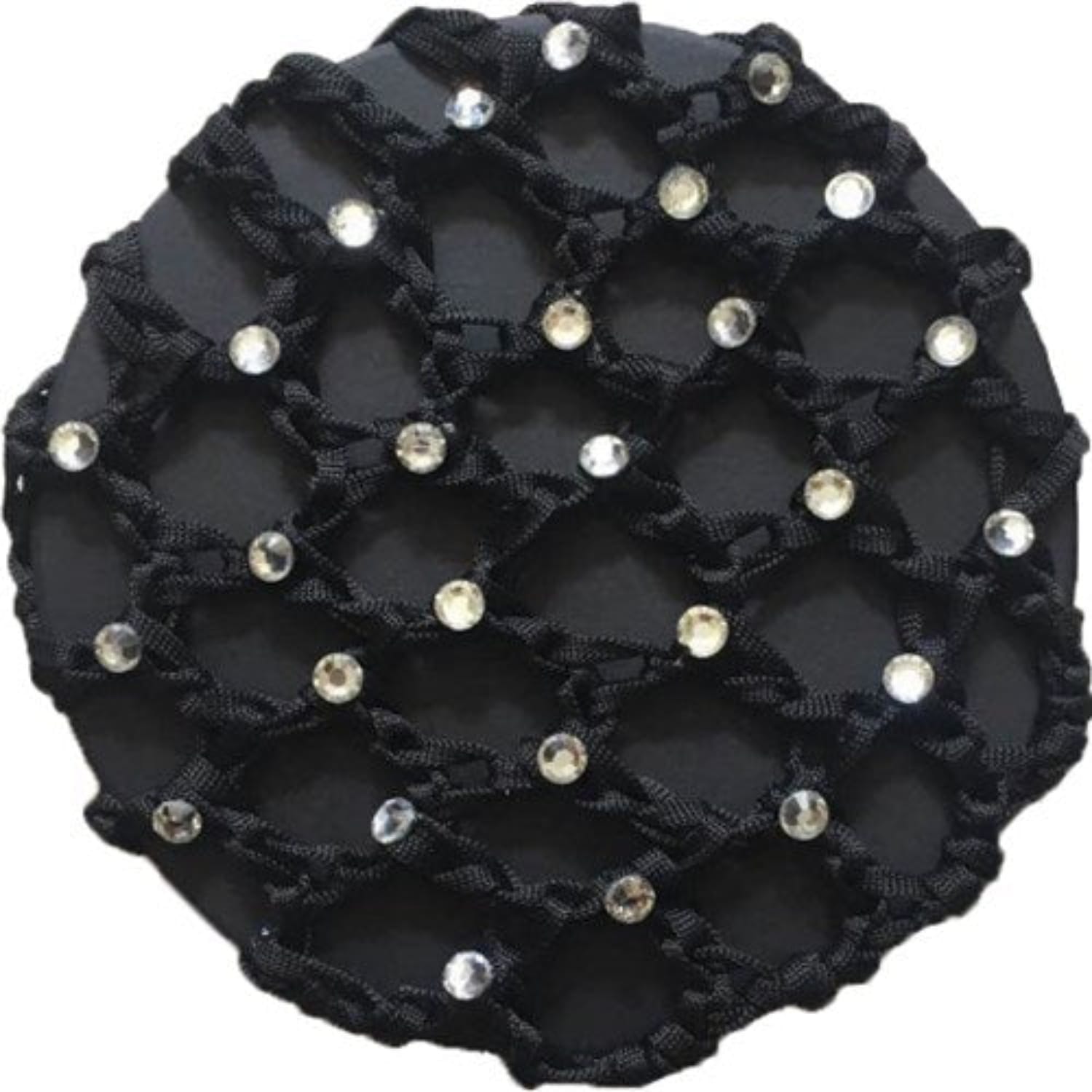 Gympie Saddleworld & Country Clothing Hair Accessories Black Hair Net with Diamontes