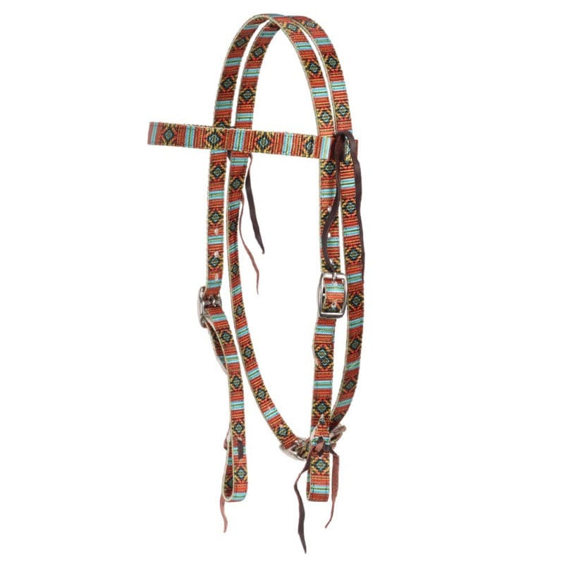 Gympie Saddleworld & Country Clothing Halters Nicoma Fort Worth Printed Headstall Nicoma (FOR3810)