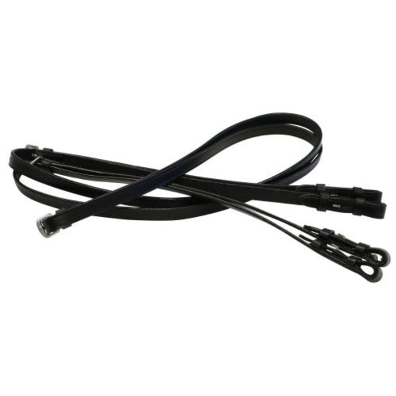 Gympie Saddleworld & Country Clothing Reins Black Forked Reins (SRP1110)