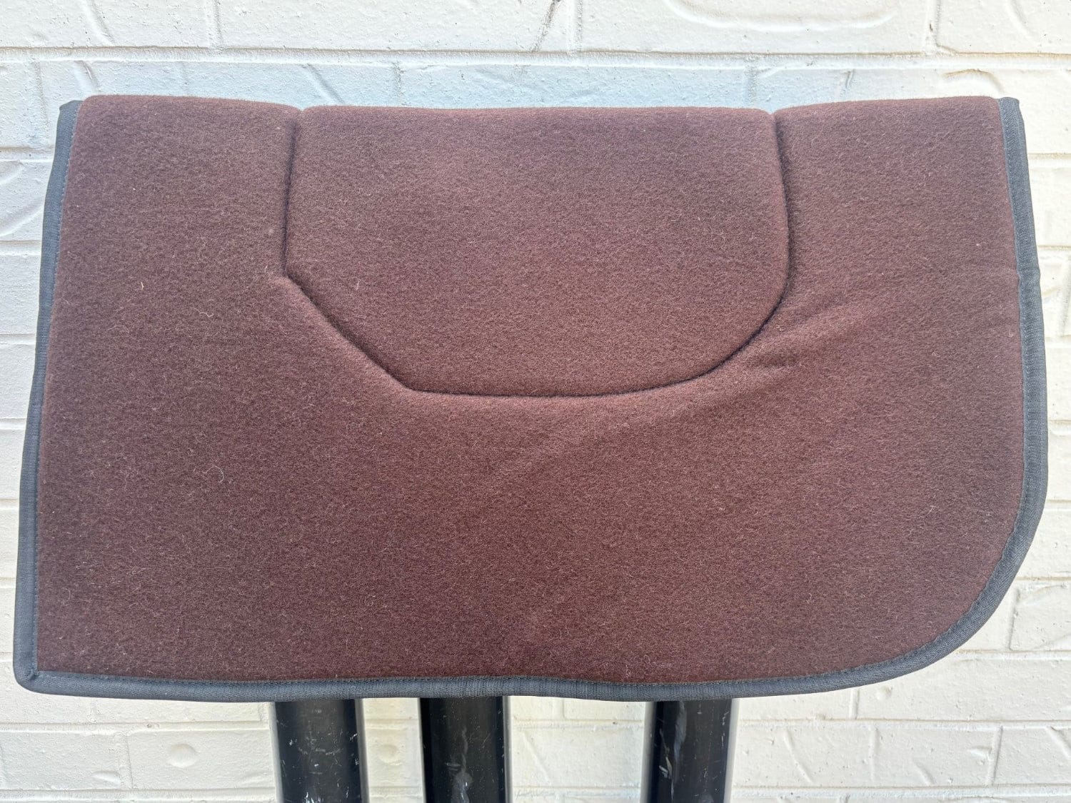 Gympie Saddleworld & Country Clothing Saddle Pads Western Brown Handmade Wool Saddlecloth