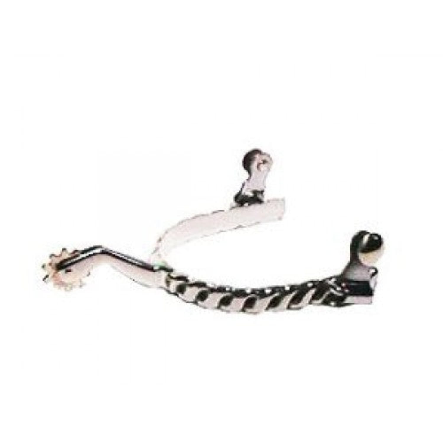 Gympie Saddleworld & Country Clothing Spurs Mens Roping Spur Twisted Wire