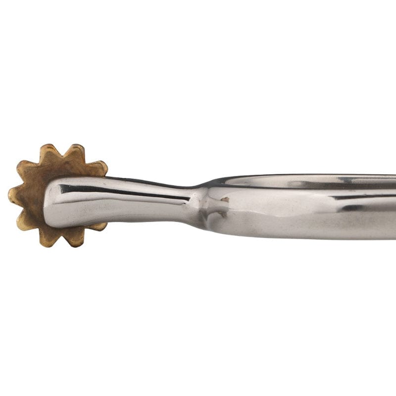 Gympie Saddleworld & Country Clothing Spurs Schultheis Ladies Dressage Spurs Stainless Steel with Brass Rowels (SPS0775L)