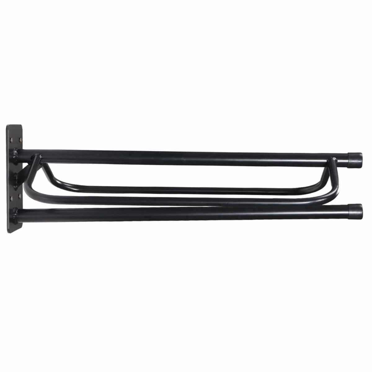 Gympie Saddleworld & Country Clothing Stable - Tack Room Accessories Black Saddle Rack w/ Saddlepad Rack (LOCAL PICK UP ONLY)