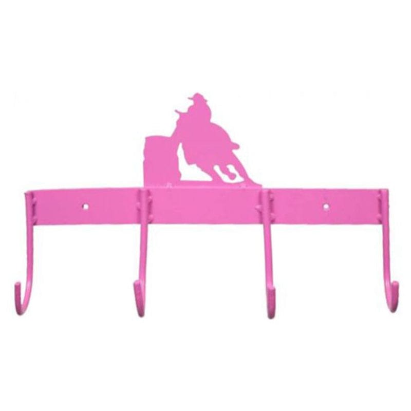 Gympie Saddleworld & Country Clothing Stable & Tack Room Accessories Pink Bridle Hanger with 4 Hooks