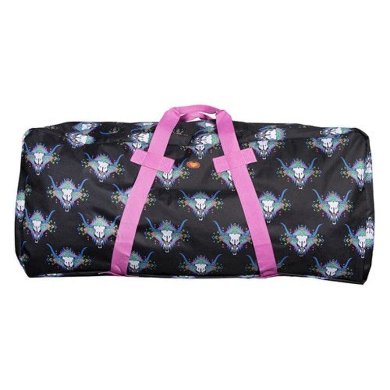 Gympie Saddleworld & Country Clothing Stable & Tack Room Accessories Skull Design Fort Worth Hay Bale Bag / Transport Bag