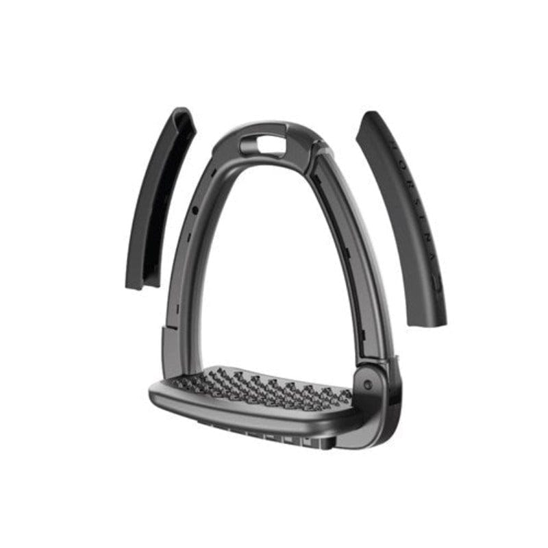 Gympie Saddleworld & Country Clothing Stirrups Medium / Black Horsena Swap Stirrups with sides