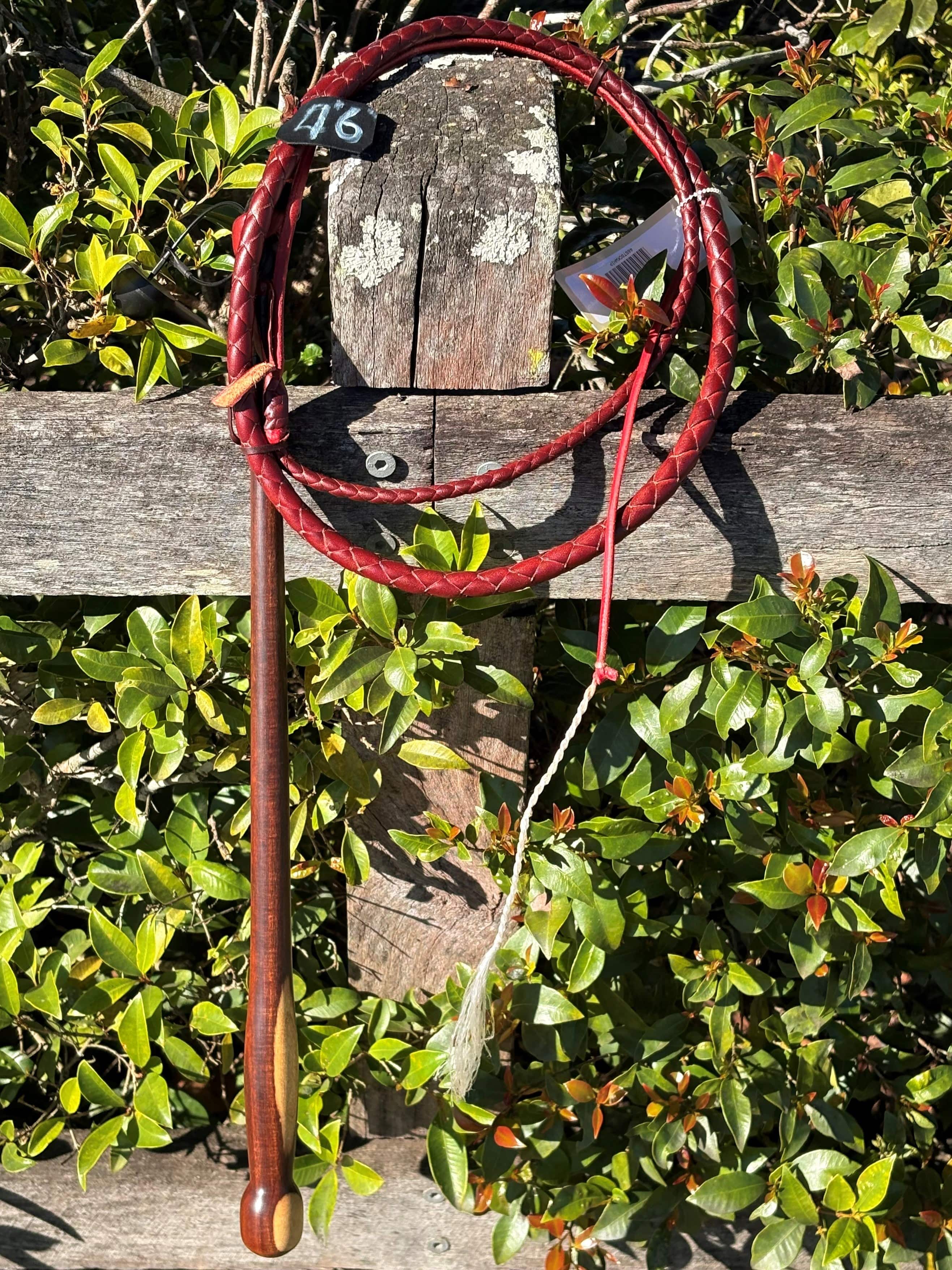 Gympie Saddleworld & Country Clothing Whips 4ft Handmade Stock Whip