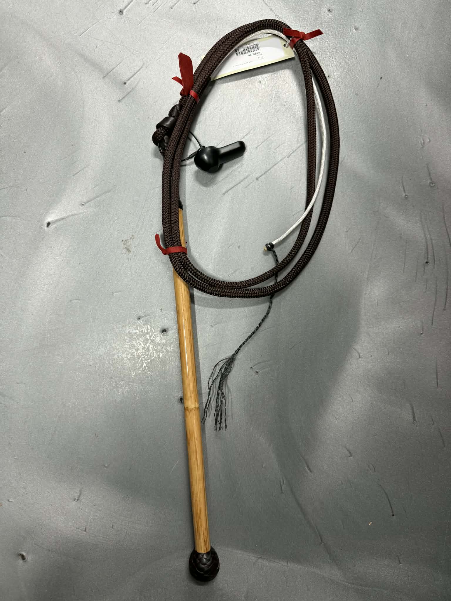 Gympie Saddleworld & Country Clothing Whips 5ft0 / Brown Handmade Stock Whip Synthetic