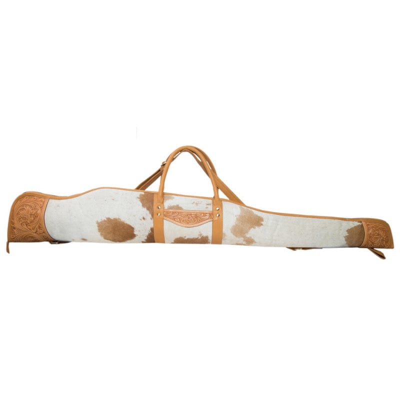 Gympie Saddleworld Gifts & Homewares Tan/White Cowhide Carry Bag
