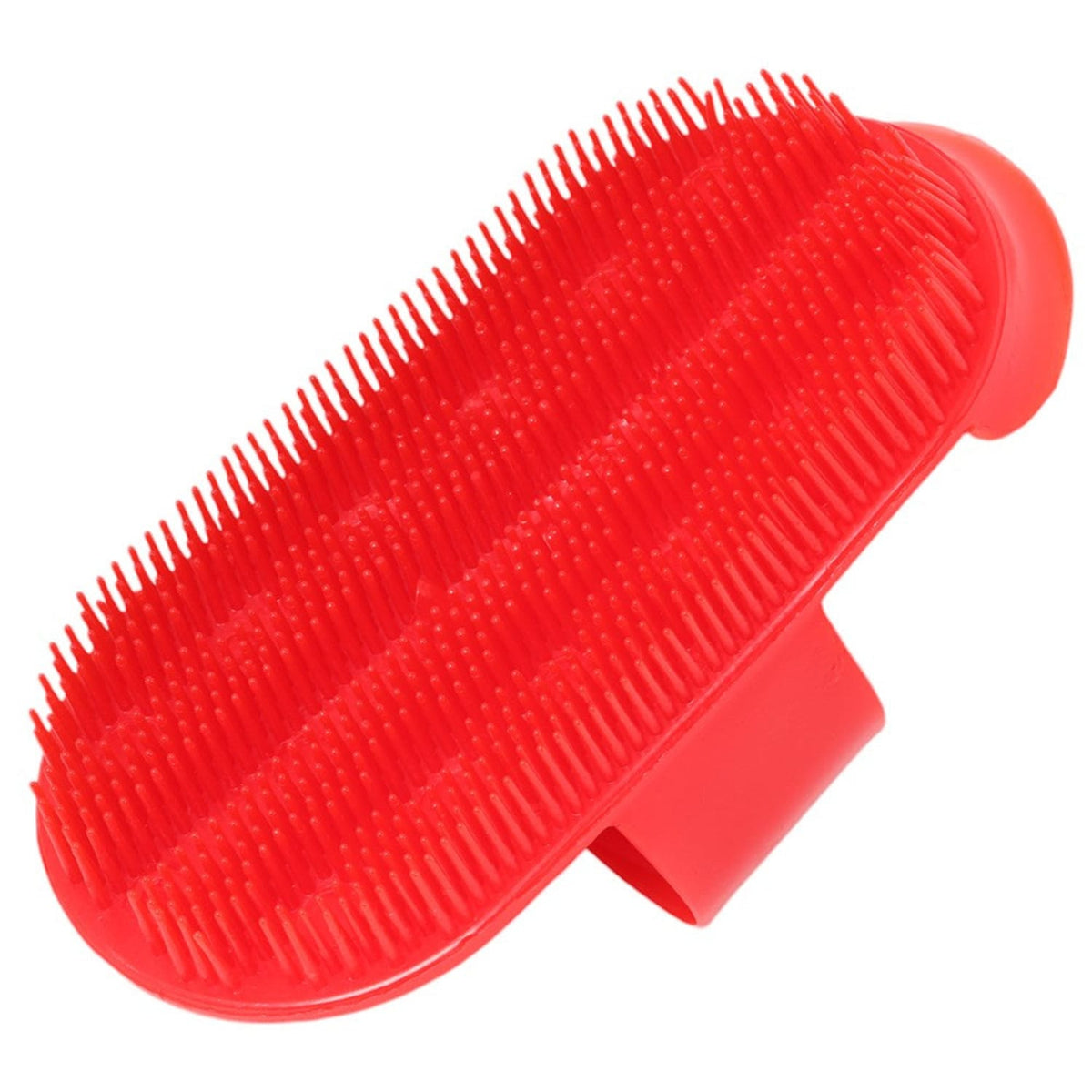 Gympie Saddleworld Grooming Red Plastic Curry Comb