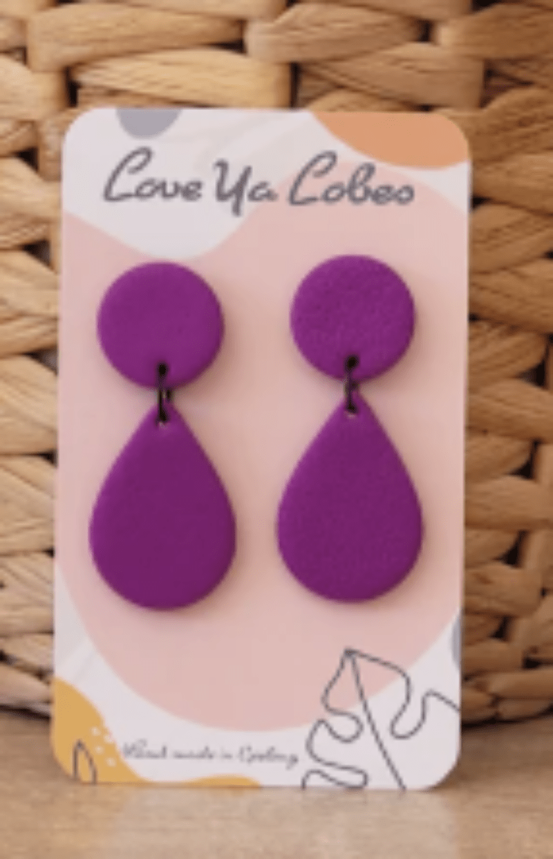 Gympie Saddleworld Jewellery Grape Earrings Peta Dangles