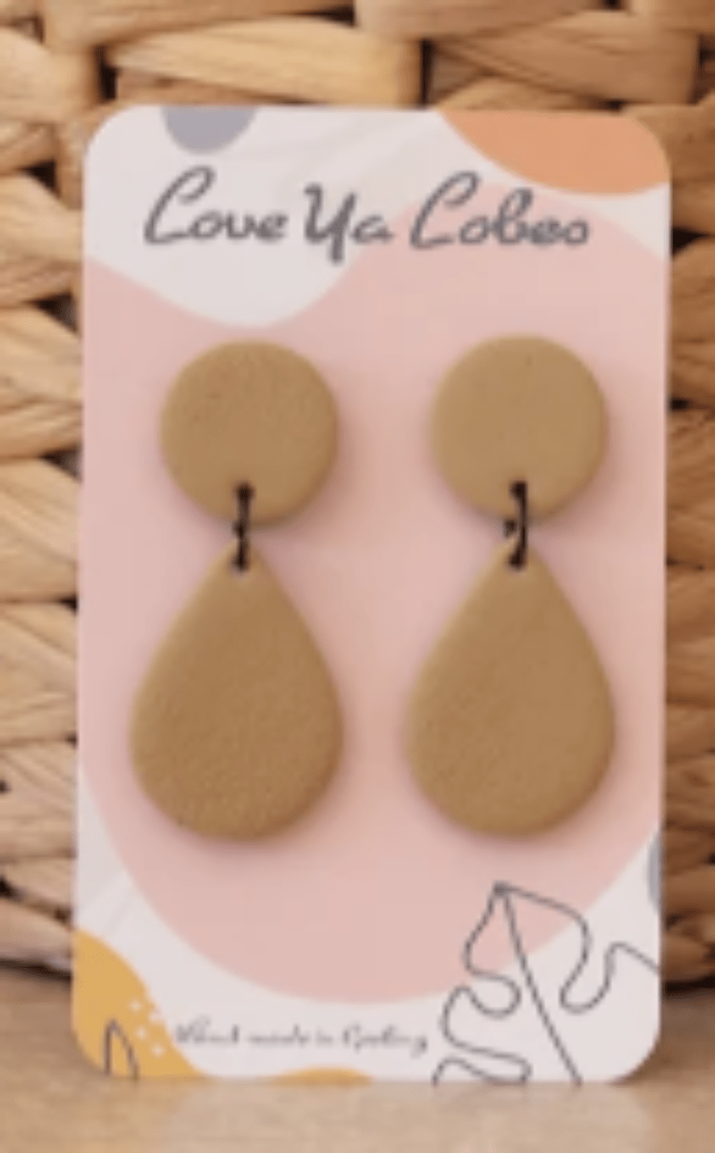 Gympie Saddleworld Jewellery Latte Earrings Peta Dangles