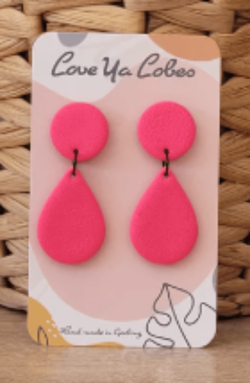 Gympie Saddleworld Jewellery Raspberry Earrings Peta Dangles