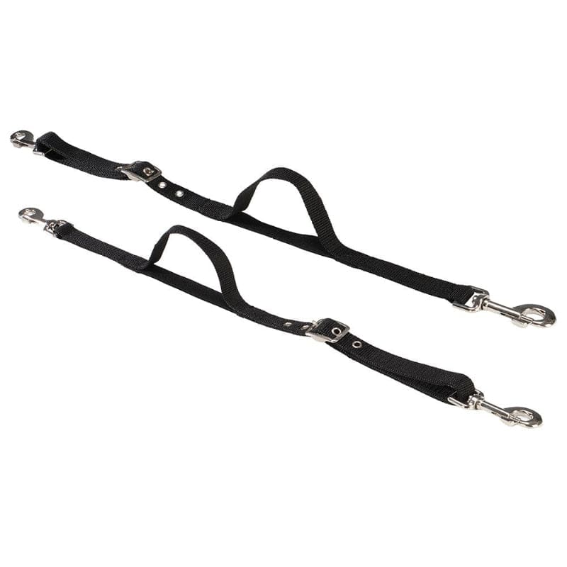 Gympie Saddleworld Training Equipment Shetland / Black Nylon Side Reins Pony Size