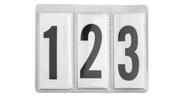 Hamag Bridle Accessories Hamag 3 Digit Spare Bridle Number Inserts