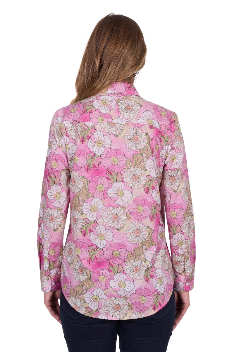 Hard Slog Womens Shirts Hard Slog Shirt Womens Etta 1/2 Button