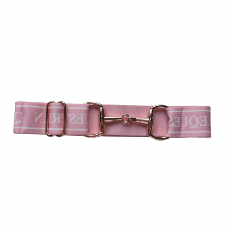HH Equestrian Belt Accessories Dusty Pink Hampton & Harlow Equestrian Logo Snaffle Belt