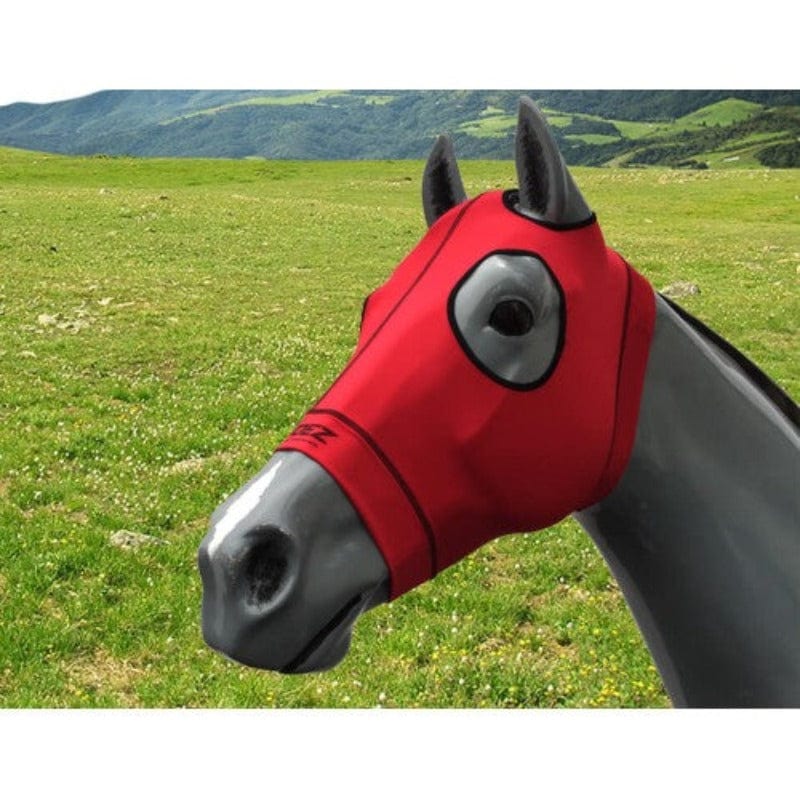 Hidez Fly Masks & Bonnets Large / Red Hidez Compression Hood No-Zip (HIDEZCOMHOOD)