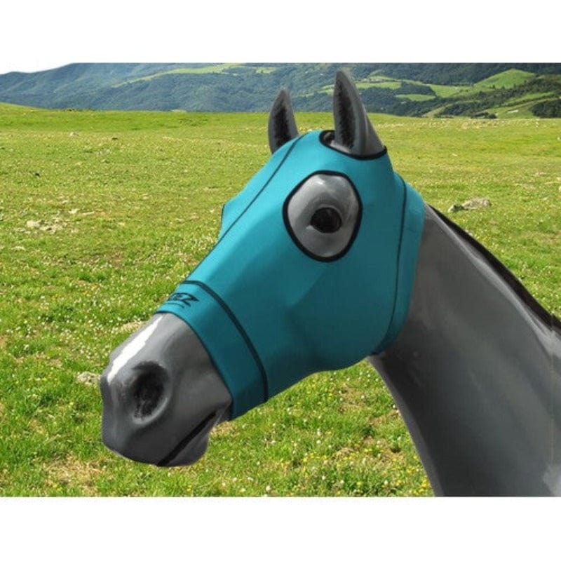 Hidez Fly Masks & Bonnets Medium / Turquoise Hidez Compression Hood No-Zip (HIDEZCOMHOOD)