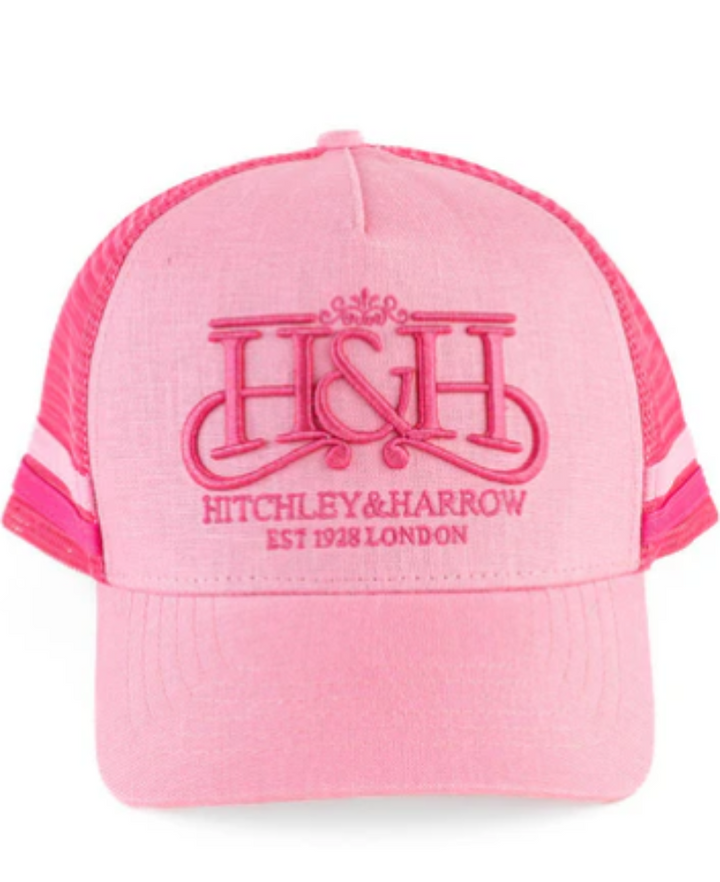 Hitchley and Harrow Caps Hitchley & Harrow Cap Trucker Pale Pink/Hot Pink