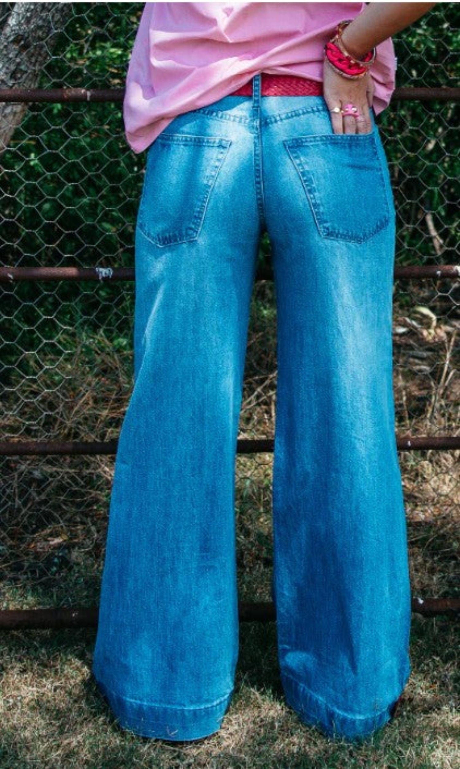 Hitchley and Harrow Womens Jeans 22x32 Hitchley & Harrow Jeans Womens Weatherford Wide Leg