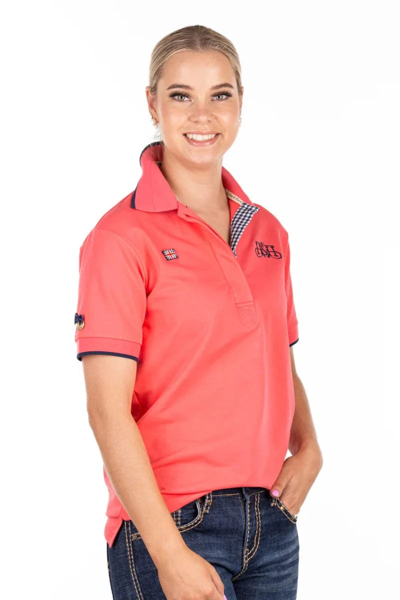 Hitchley and Harrow Womens Shirts Hitchley & Harrow Polo Womens Loose Fit