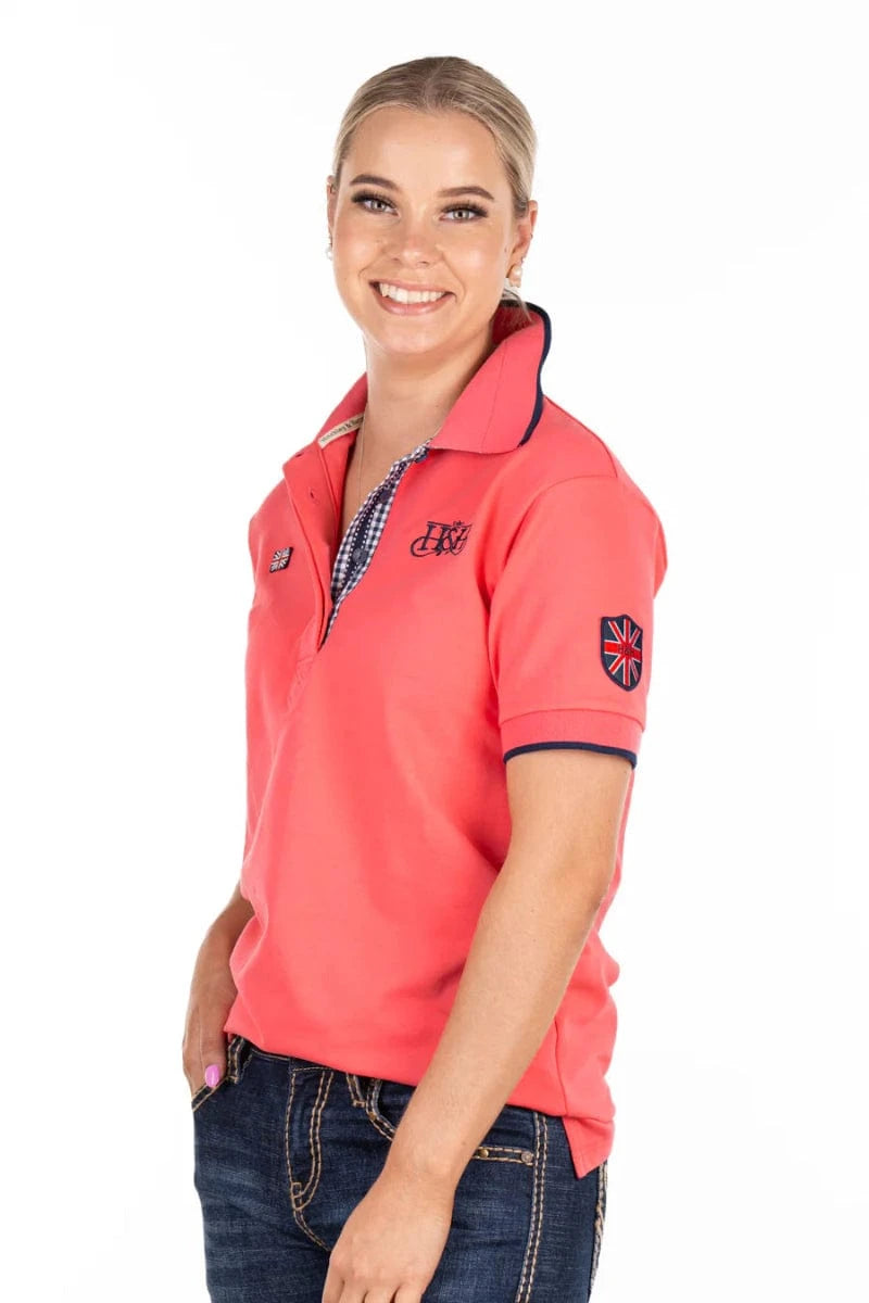 Hitchley and Harrow Womens Shirts Hitchley & Harrow Polo Womens Loose Fit