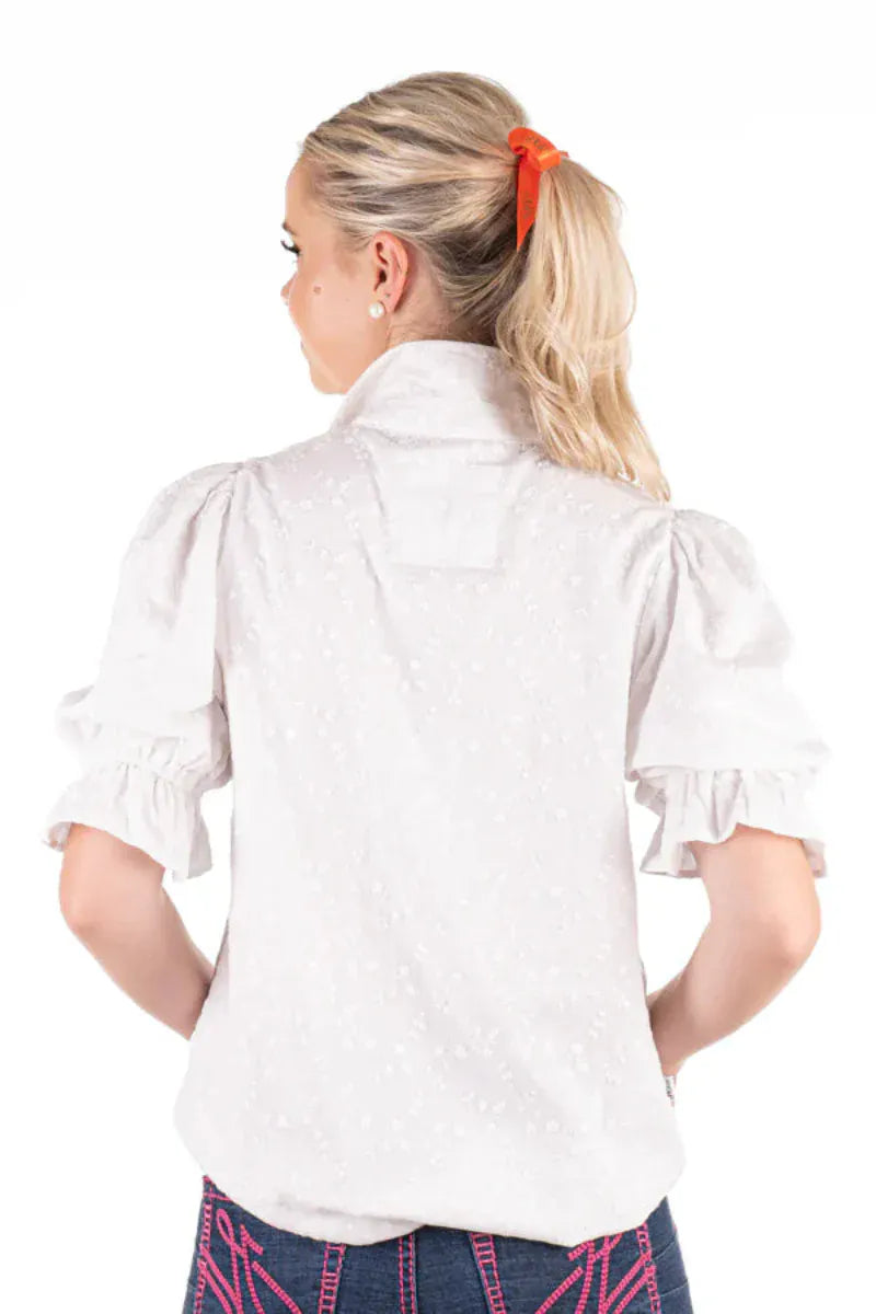 Hitchley and Harrow Womens Shirts Hitchley & Harrow Top Womens Embroidered