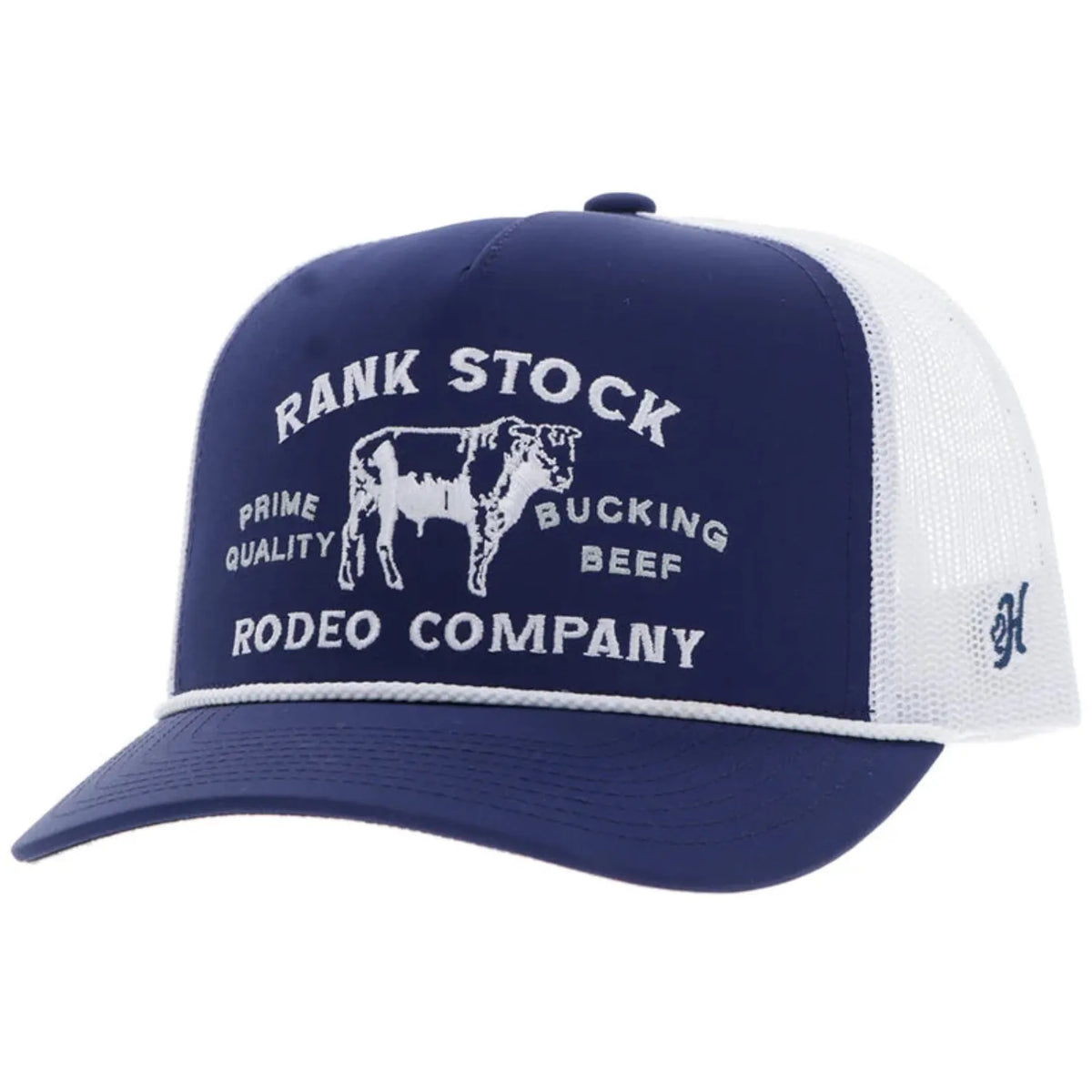Hooey Caps Navy/White Hooey Cap Trucker Rank Stock