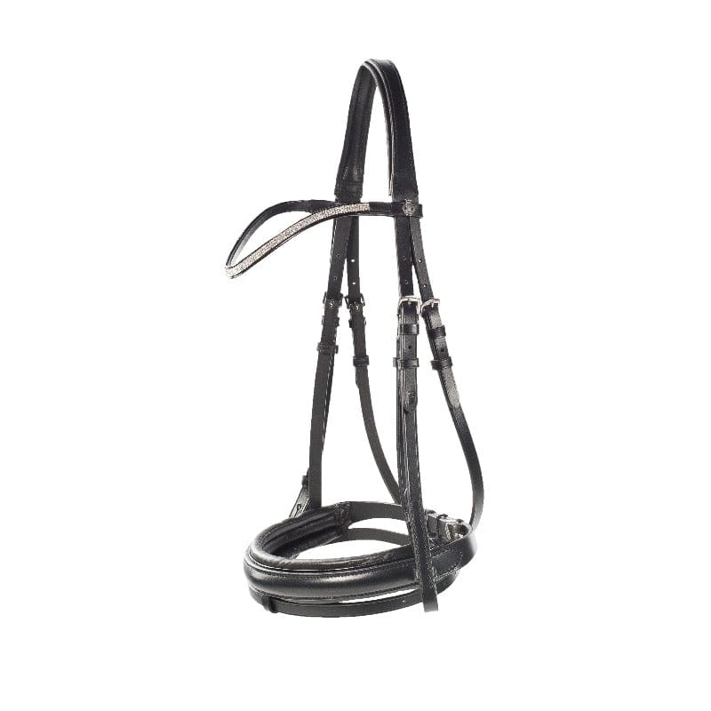 Horze Bridles Cob / Black Horze Crescendo Lester Bridle