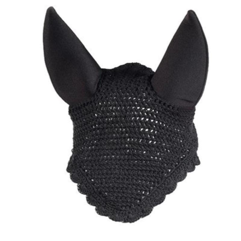 Horze Fly Masks & Bonnets Pony / Black Horze Silent Ear Bonnet (22840)