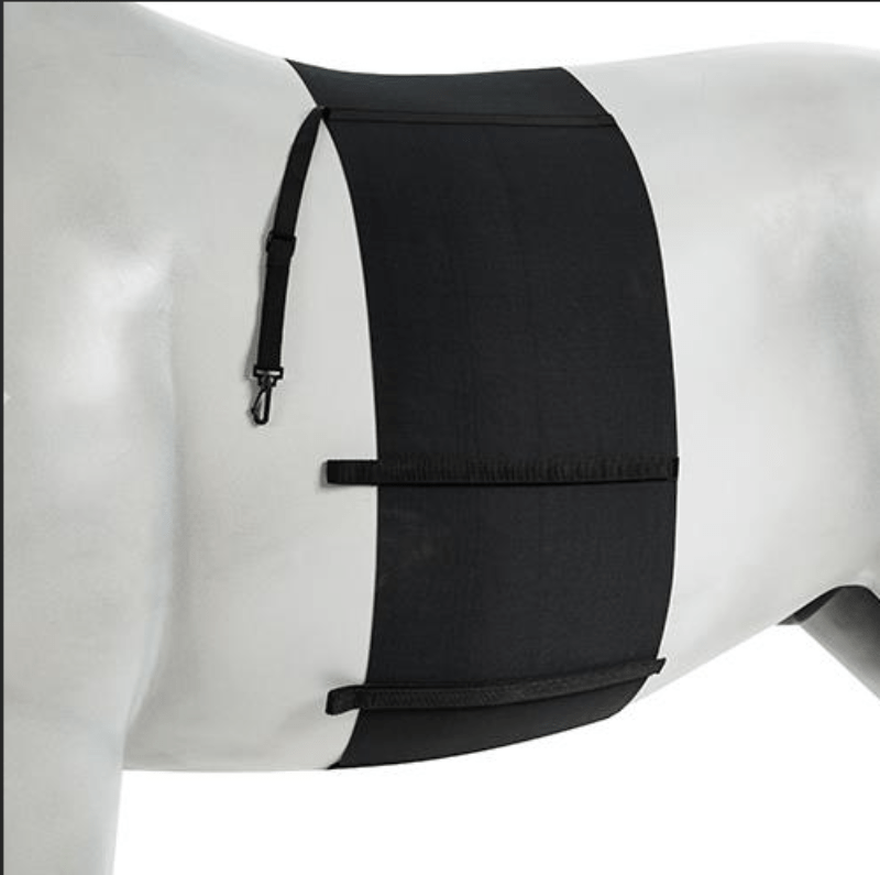 Horze Girths Full / Black Horze Belly Guard Elastic