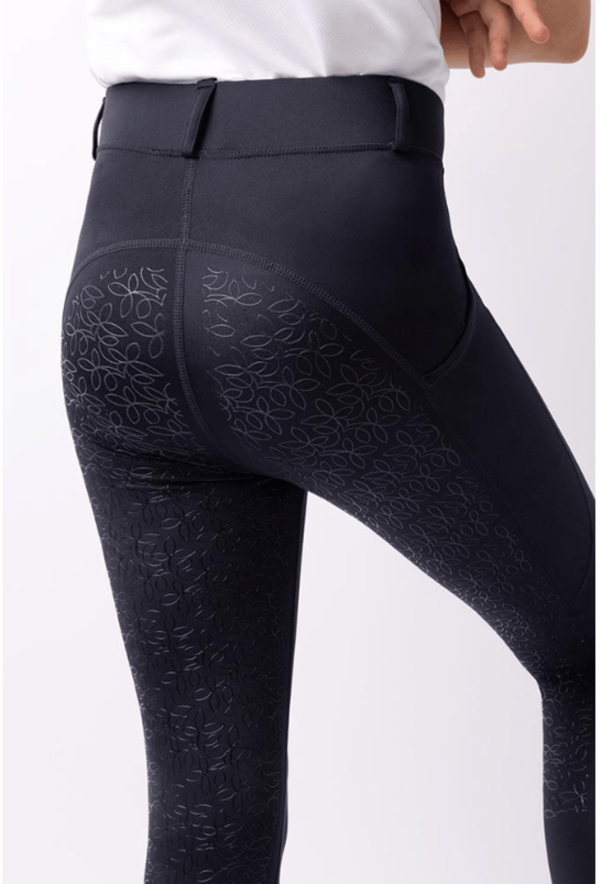 Horze Kids Jodhpurs - Breeches 06-08 / Navy Horze Tights Girls Dea